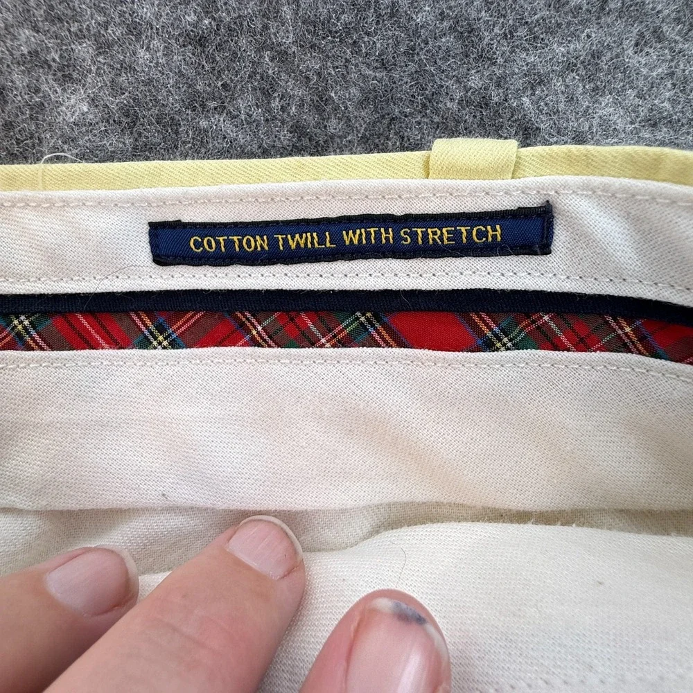 Polo Ralph Lauren Golf Shorts Men 38 Yellow Chino Flat Front Classic fit‎